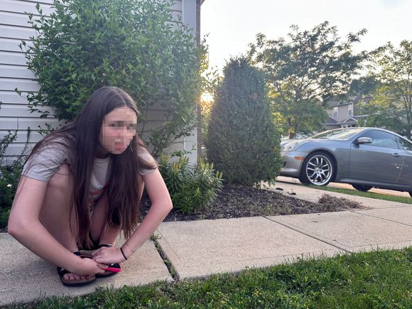 My beautiful (redacted) girlfriend alongside my kinda cute-ish car 