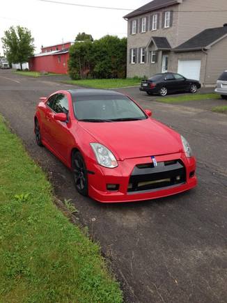 infiniti g35 , red , gtr body kit                        #g35#redcar#monbb#bodykit#gtrstyle#34#infiniti#car#passion#flash#sun#love2ride