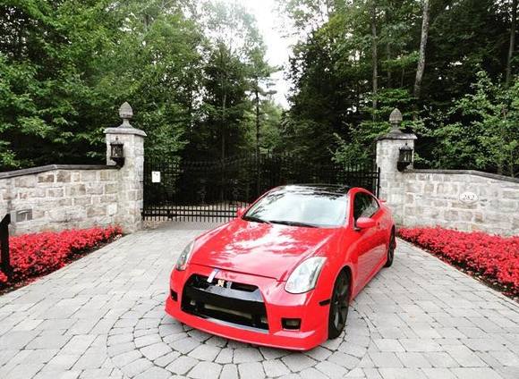 infiniti g35 red gtr style body kit#g35#redcar#monbb#bodykit#gtrstyle#34#infiniti#car#passion#flash#sun#love2ride