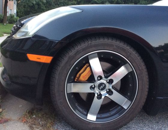 Got my winter tires on and ready,  its a little early i know but the summer tires were getting pretty done and id rather be safe and also i cant afford new all season tires at the moment i kinda just spent all my money on my dream car!!!!  michelin ice xI3 by far the best winter tire on the market they dont feel or sound different than the summer tires i was shocked!