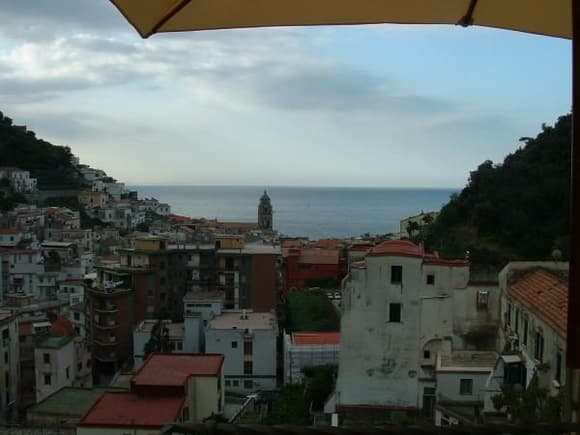 Amalfi Coast- Italy. View from hotel room.