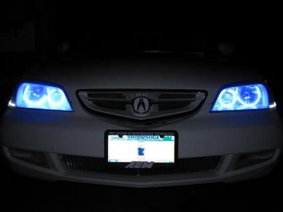 Custom Blue Halos &amp; Cool White LEDs