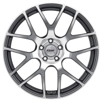 TSW Nurburgring gunmetal machined