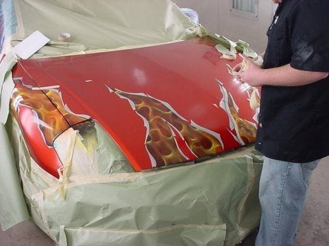 This is a car that i airbrushed for a friend of mine...