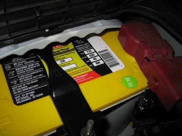 Engine turns over a lot faster with this new battery!