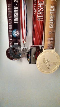 My running medals