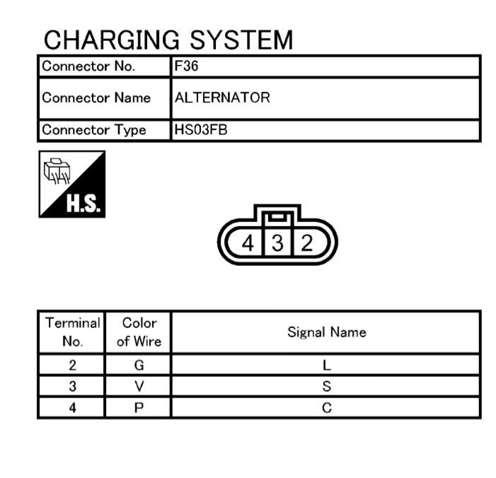 2007 G35 sedan alternator connector G35Driver Infiniti G35 & G37