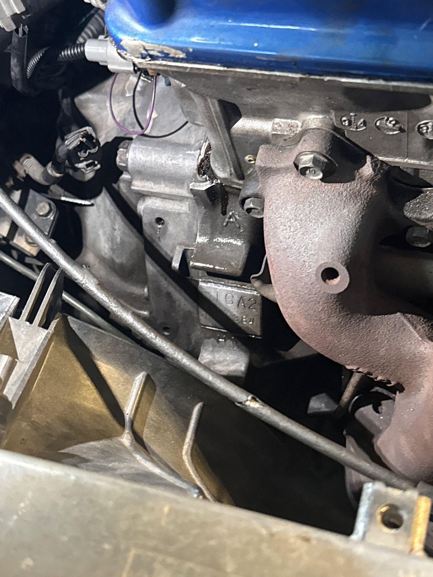 Any one able to tell me which part of the engine causes this leak?