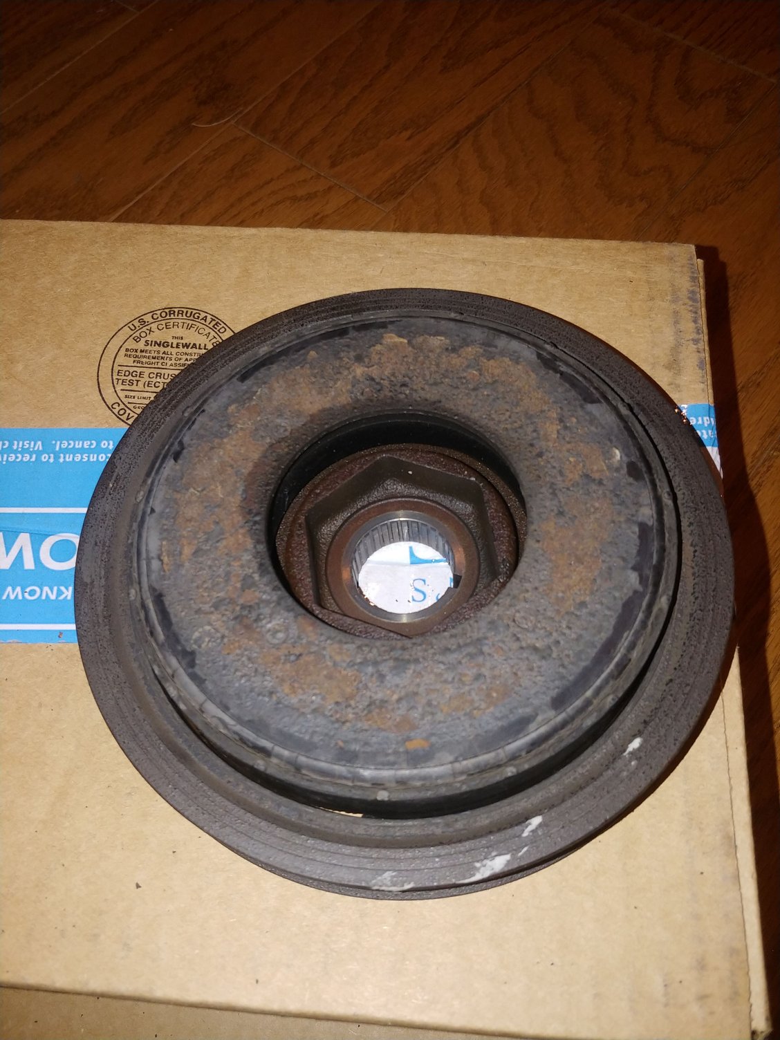 Harmonic balancer in 2 pieces HondaTech Honda Forum Discussion