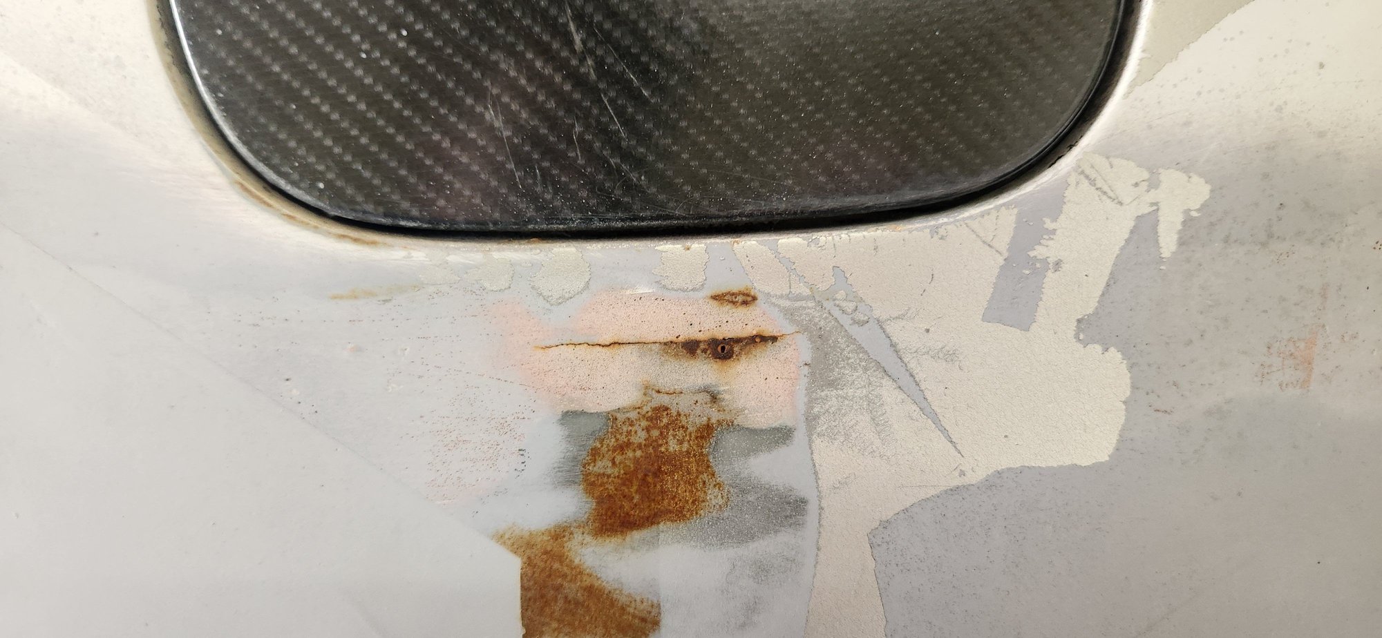 Seam from previous panel patch?