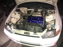 Motor installed