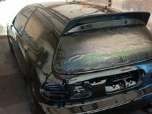Painted the brothers car finally, weather conditions were making it impossible to get a non humid day.