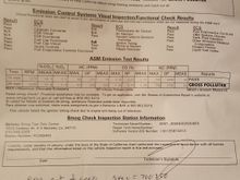 3rd test after replacing cat and full tune up