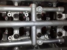 Main bearings, caps, and girdle all torqued down to factory specs.