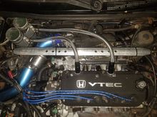 This was taken after a much needed breather setup, turbo blanket, and a few odds + ends were added. This is how the engine sits right now and how it was dynoed.