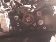 Catchcan fittings, stock pcv block (newfangled ruvber expansion plug test v0.1?) and sandwich.