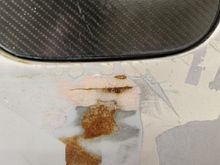Seam from previous panel patch?