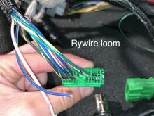 This is the rywire loom side of the cabin connector 20/22 pin. 