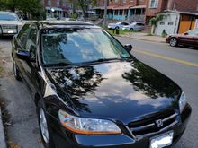 99 Accord v6. just applied some self leveling clear coat followed by a ceramic coating