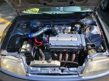 A pic of the not so completed bay. Looks a little dirty after the dyno and some test drives but I’ll clean it up and get better pics. 