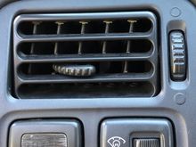 With cloudy plastic piece