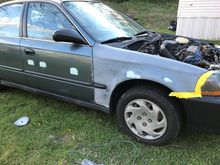 Filled a couple dents in the passenger door as well. 


Any tricks on removing the body moldings (the black door guards) without removing the interior pieces of the door?