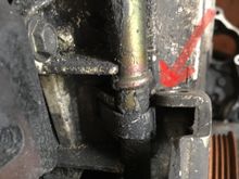  Clip holding dip stick tube D16Y7