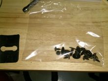 Trunk lining hardware.  Good enough condition to reuse.