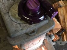 Painting the turbo housing