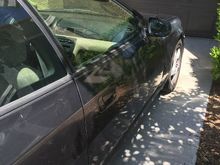 Passenger side had some scrapes from the tow yard, I did hit a few spots with paint and have yet to clear. Honestly you cant really see them.