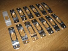 CNC milled battery holders.