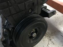 Trimmed up the stock b20 crank pulley to rid the power steering part of the pulley. I'm happy with how it came out.
