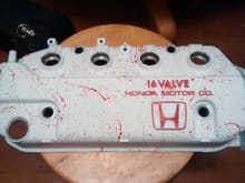 Just painted my valve cover