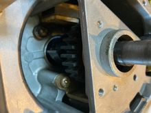 Test fit the cracked bearing plate in the housing.