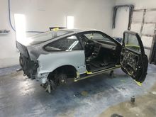 Final blocking before paint