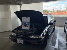 EV swap by Magnetomotive. Hyper 9 electric motor, Mustang batteries. It is way faster than the original :-)
