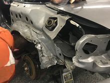 Cleaning it up under the car 