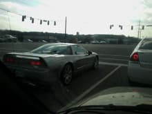 nsx. i dont know what year. i barely popped this shot off at a redlight
