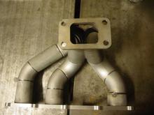 this is the second manifold I ever made and until I got outta my turbos efficiency I was gettin a consistant 20 whp per pound of boost.  I was satisfied