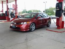 07 Si Sedan
Habi red
ST Springs
Skunk 2 catback
AEM Intake
18x8 rp03 on 235 35 18 Conti DWS