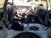 the inside all strippered out