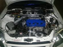 Old engine pic -after I had just got done repainting the valve cover from black to blue.