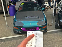 Fast car look at 1/8th his top end is crazy but i know i could have been in the 170 now where near 180 though lol