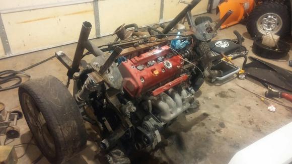 and there it is ready to implant into the integra