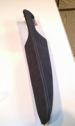 Alcantara wrapped door card pieces
