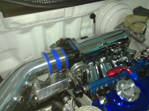 Also tucked the oil catch can just needed the hose