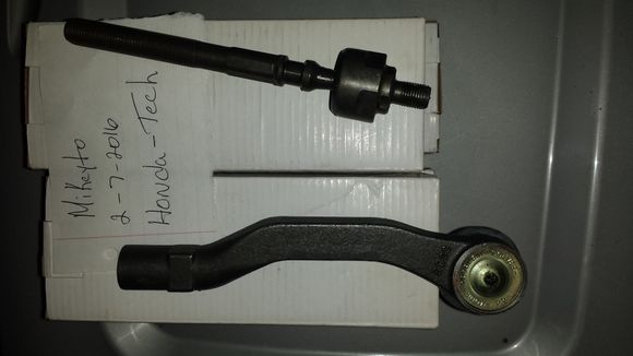 96-00 ek inner and outer moog tie rods NEW $20 each