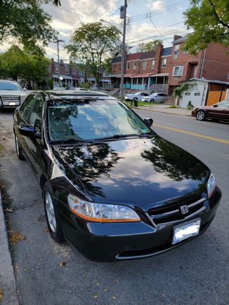 99 Accord v6. just applied some self leveling clear coat followed by a ceramic coating
