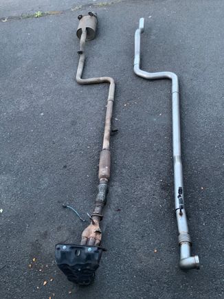 I also bought this speed factory piping kit. It’s 3” and 304 stainless. 