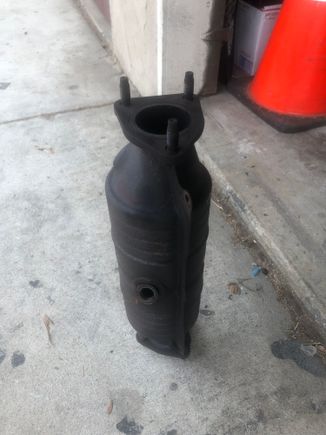 Plugged catalytic converter 